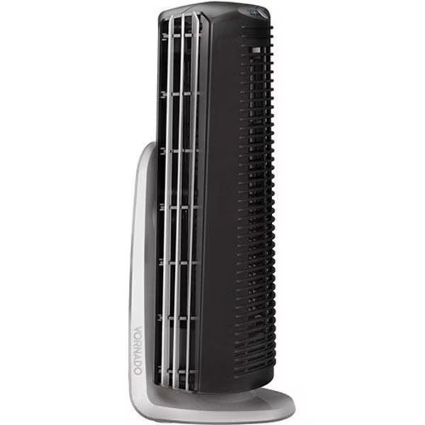 FA1-0050-06, Duo Small Room Tower Fan, 120V, 60 CFM, Black, Vornado, Mfr#: FA1-0062-06
